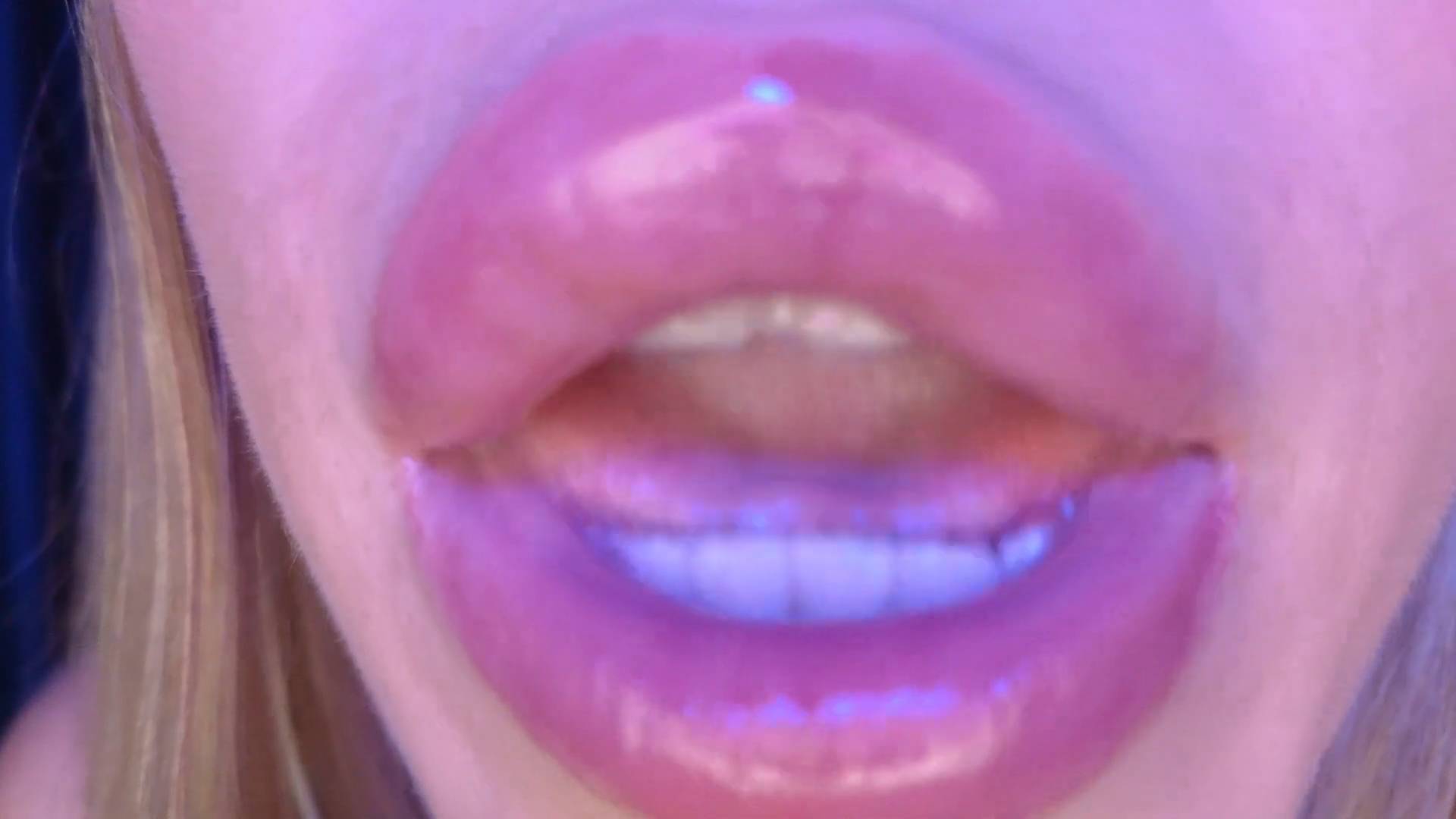 4k lens licking ASMR