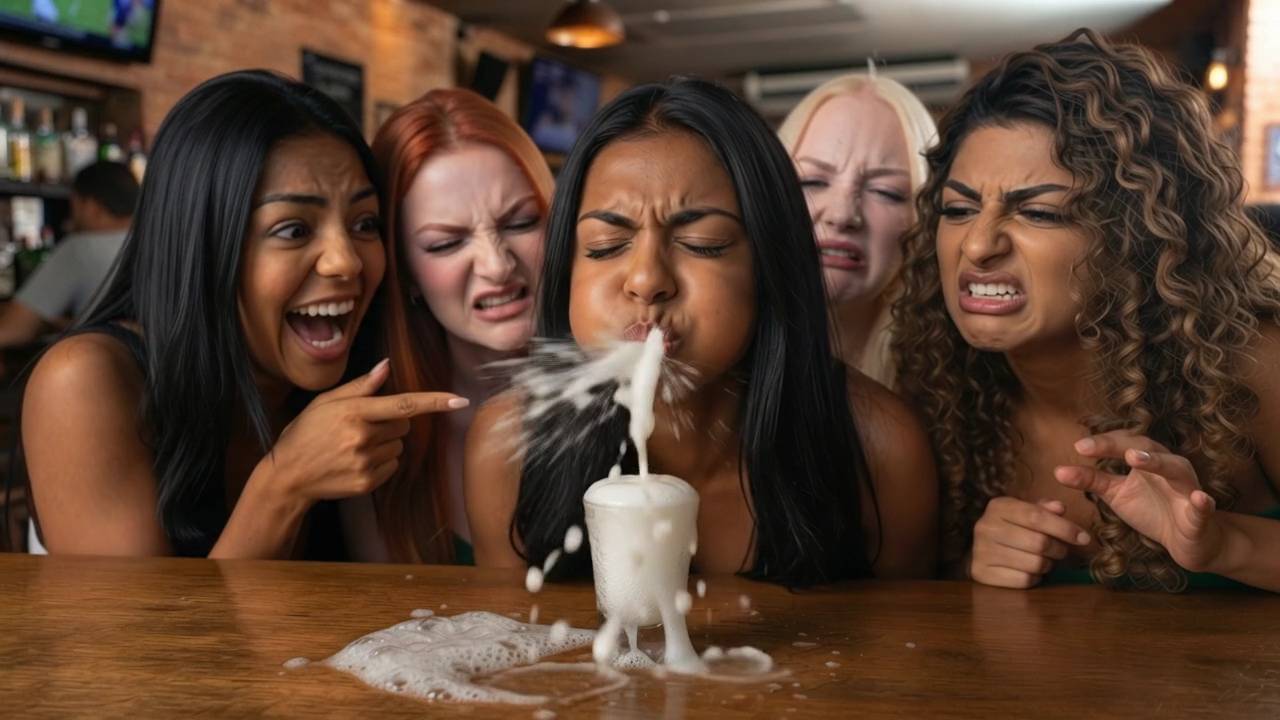 PART 01 - Friends Spit Contest AI Generated Content - Ultra-realistic