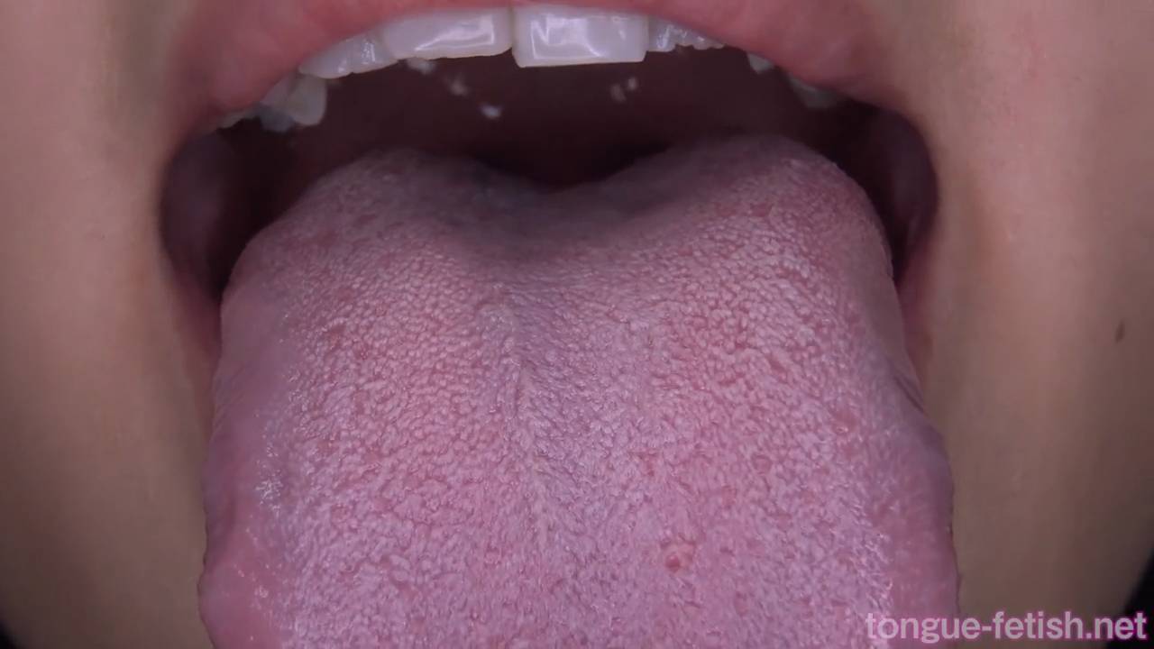 Japanese Asian Tongue Fetish - Shiori Kuraki - Erotic Long Tongue